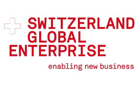 Switzerland Global Enterprise logo in red with the claim enabling new business