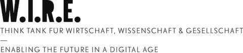 W.I.R.E. logo with the tagline Think Tank für Wirtschaft, Wissenschaft & Gesellschaft